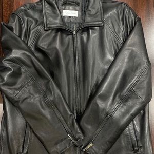 Vintage Calvin Klein Leather Jacket - Black